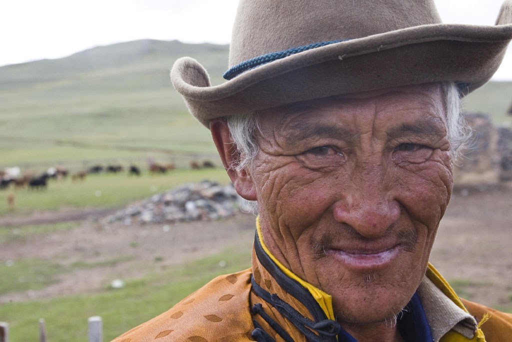 蒙古一名牧民。（资料图片）