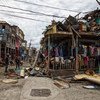 “马修”飓风对海地造成严重破坏。联合国海地稳定团图片/Logan Abassi
