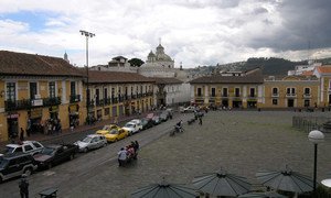 The city of Quito, Ecuador.