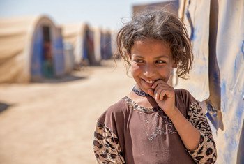 Девочка, бежавшая из города Мосула, Ирак. Фото ЮНИСЕФ