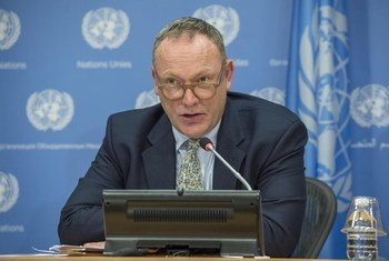 Le Rapporteur spécial des Nations Unies sur les droits de l'homme et la lutte contre le terrorisme, Ben Emmerson. Photo ONU/Cia Pak