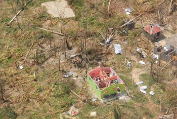 El huracán Matthew destruyó gran parte de las cosechas en Haití, generando inseguridad alimentaria. Foto: PMA/Alexis Masciarelli