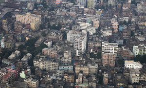 孟加拉国首都达卡市貌。世界银行图片/Dominic Chavez