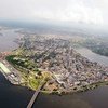 Vista aérea de Abdiyán, Côte d´Ivoire. Foto de archivo: ONU/Basile Zoma