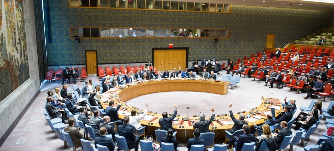 The Security Council unanimously adopts resolution 2315 (2016), renewing authorization for the European Union-led multinational stabilization force in Bosnia and Herzegovina, known as EUFOR ALTHEA, for a further 12 months.