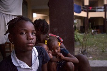 Niños haitianos. 