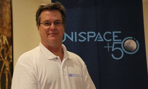 Luc St-Pierre, Chief of the Space Applications Section, at the UN Office for Outer Space Affairs (UNOOSA),