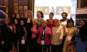 'Women in space breakfast', at the High-level United Nations forum, aimed at exploring the role of space in socio-economic and sustainable development.
