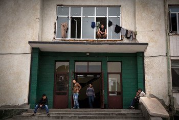 Near the Bulgarian border with Turkey, a former military barracks in Harmanli has been converted into a vast complex for housing refugees.