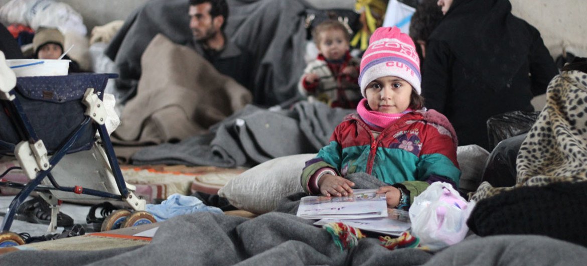 Перемещенные лица в Алеппо. Фото ЮНИСЕФ