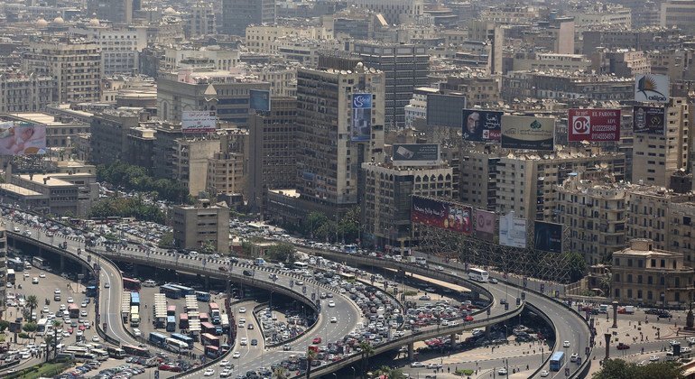 مشهد جوي لمدينة القاهرة، العاصمة المصرية. (أرشيف)