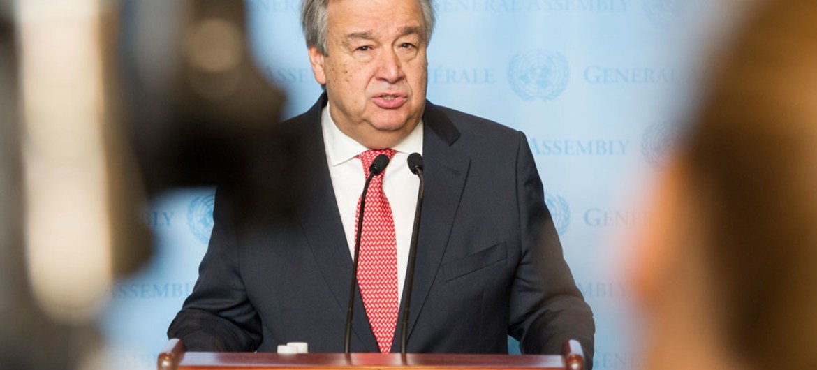 António Guterres, Secretario General de la ONU. Foto de archivo: ONU/Rick Bajornas