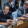 أرشيف: الأمين العام في مجلس الأمن الدولي. من صور الأمم المتحدة أماندا فويسارد.