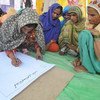 Women in Pakistan build their knowledge and skills at an FAO-supported rural livelihoods school.