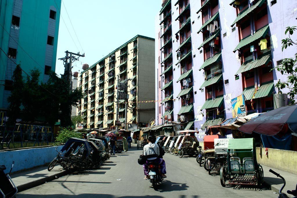 菲律宾马尼拉的一个街区。