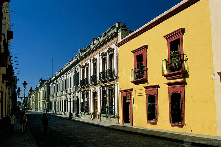 Una calle de Oaxaca, en México. 