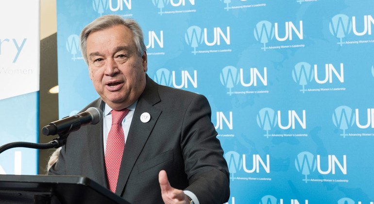 António Guterres, Secretario General de las Naciones Unidas. 