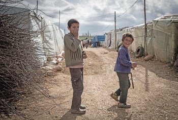 黎巴嫩境内的两名难民儿童/UNICEF/Halldorsson
