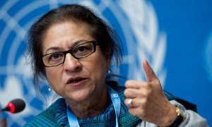 Asma Jahangir, avocate pakistanaise, a reçu à titre posthume le Prix des droits de l'homme de l’ONU.