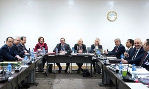 Third day of the Cyprus talks held in Geneva. 11 January 2017.