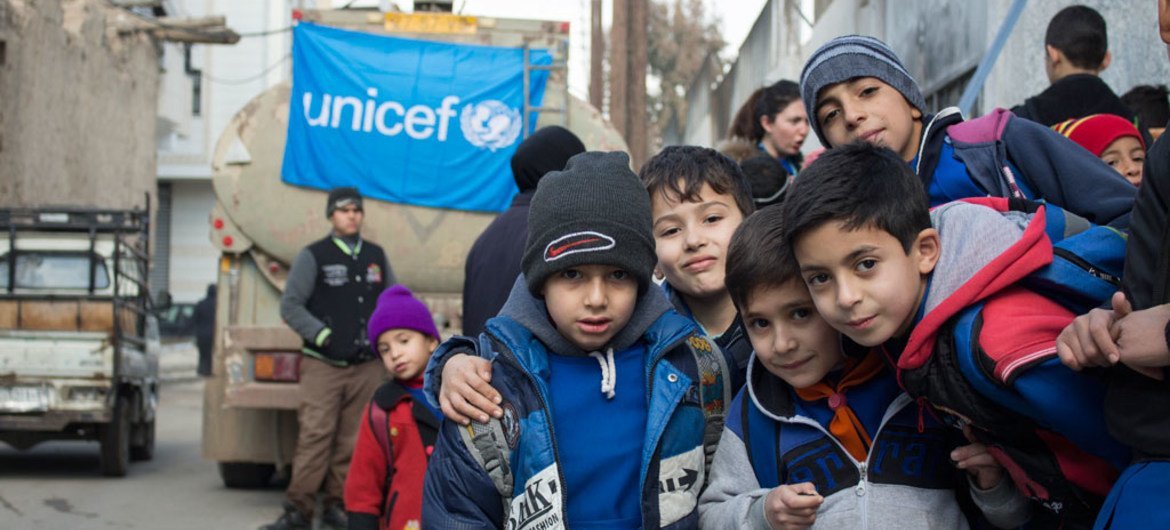 On 4 January 2017, UNICEF started trucking water to 50 schools in the capital Damascus and surrounding areas. Fighting in and around Wadi Barada, on the outskirts of Damascus, has resulted in damages to the water network.