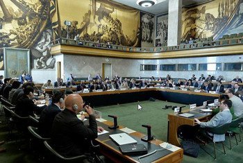 La Conférence sur le désarmement au Palais des Nations, à Genève. (Archive - session 2017)