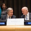 古特雷斯秘书长参加建设可持续和平的高级别对话会。联合国图片/Eskinder Debebe