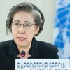 La Rapporteuse spéciale sur la situation des droits de l'homme au Myanmar, Yanghee Lee. Photo ONU/Jean-Marc Ferré