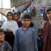 Enfants chez eux à Jalalabad, en Afghanistan.
