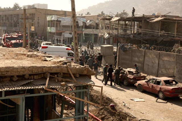 Baada ya mlipuko katikati ya mji mkuu wa Afghanistan Kabul