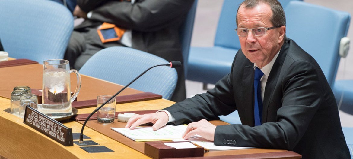 Спецпредставитель ООН по Ливии Мартин Коблер в Совете Безопасности/Фото Эскиндер Дебебе