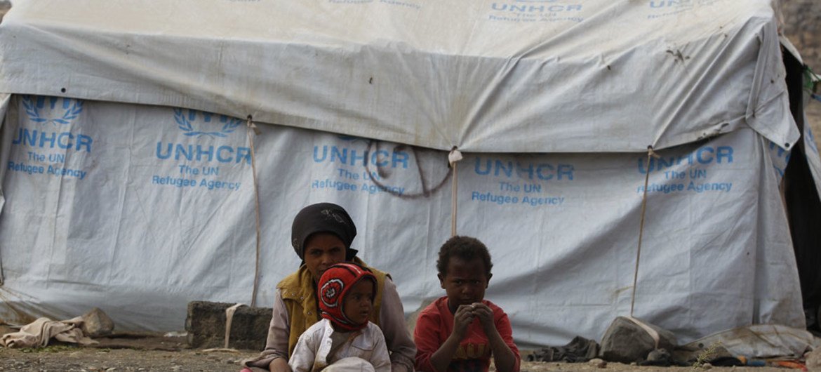 Дети из числа перемещенных лиц в Йемене. Фото УВКБ