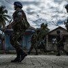 联合国海地稳定团训练海地国家警察。Photo Logan Abassi UN/MINUSTAH (资料)