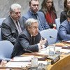 António Guterres en el Consejo de Seguridad de la ONU. Foto de archivo: ONU/Rick Bajornas
