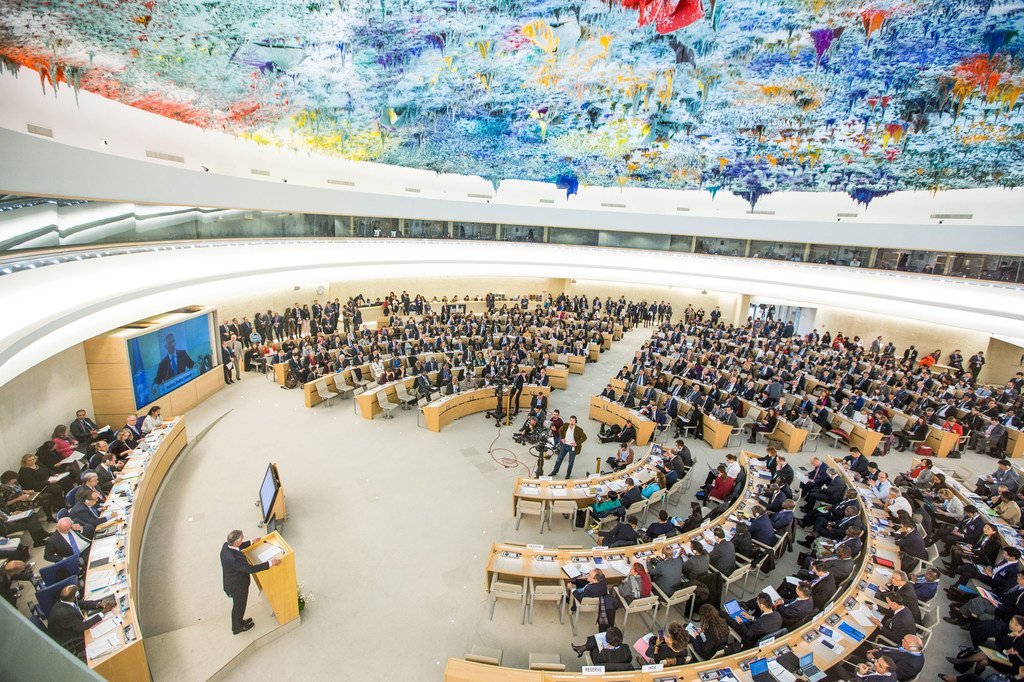El Consejo de Derechos Humanos. Foto: ONU/Elma Okic