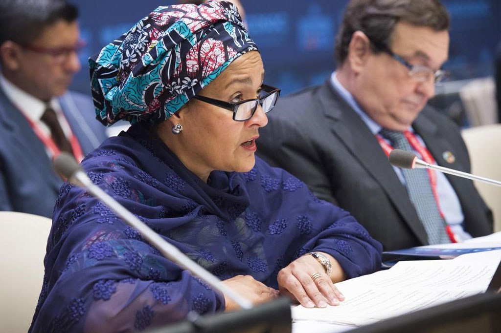 联合国常务副秘书长阿米娜·穆罕默德。