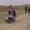 In Mosul, Iraq, aging family members are pushed for hours through frontline fighting between the army and the Islamic State of Iraq and the Levant (ISIL/Da’esh), to reach safety.