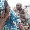 一位逃离尼日利亚东北部博尔诺州暴力的妇女。难民署图片/Alexis Huguet