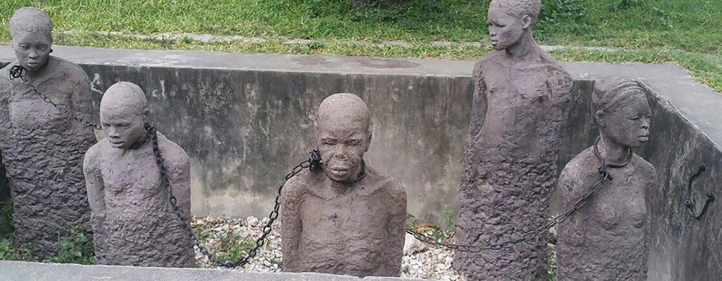 Mémorial de l'esclavage à Stone Town, Zanzibar, République-Unie de Tanzanie