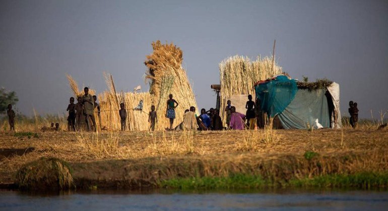 Nyumba ya familia huko Terekeka, Sudan Kusini. 