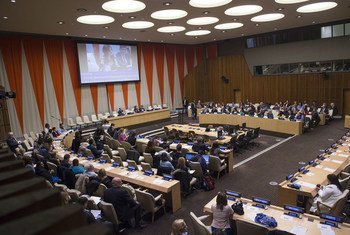 A wide view of a special event held at UN Headquarters to mark World Autism Awareness Day on the theme ‘Toward Autonomy and Self-Determination.’