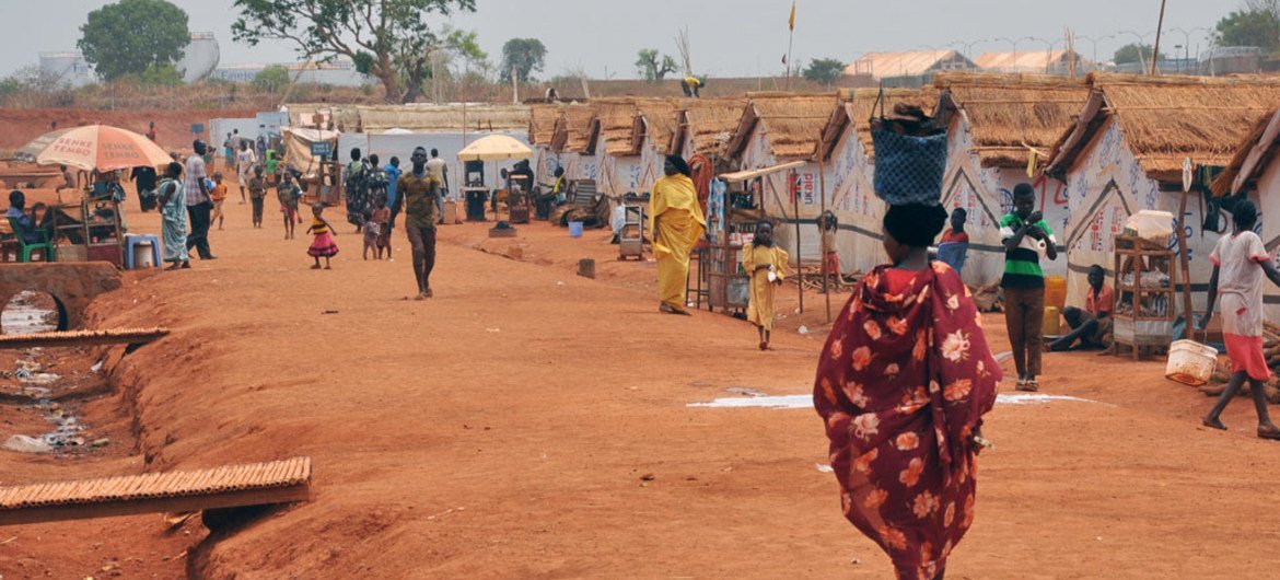 Un camp de déplacés à Wau, au Soudan du Sud. (archives). Photo OCHA/Guiomar Pau Sole