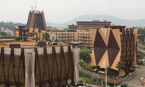 Bâtiments gouvernementaux à Yaoundé, la capitale du Cameroun.