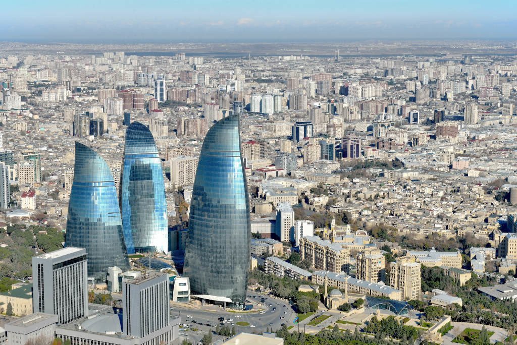 Vue de Bakou, en Azerbaïdjan, où se déroule le 5eme Forum mondial pour le dialogue interculturel