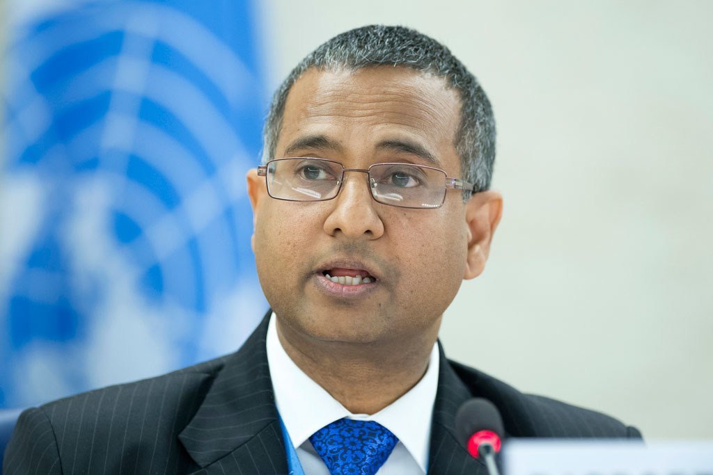 Ahmed Shaheed, le Rapporteur spécial de l'ONU sur la liberté de religion ou de croyance. Photo ONU/Jean-Marc Ferré