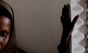 索马里一位遭受性暴力的妇女。