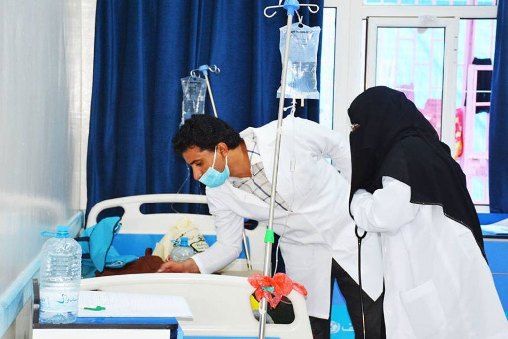 也门霍乱以前所未见的速度扩撒。