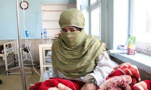 While access to reproductive and maternal health care is expanding, local custom keeps Fereshta (above), like many women in Afghanistan, from seeking timely emergency obstetric care.