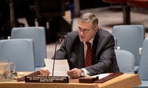 Ján Kubiš, Special Representative the Secretary-General and Head of the United Nations Assistance Mission for Iraq (UNAMI), briefs the Security Council.