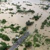 南亚洪水灾区。联合国资料图片
